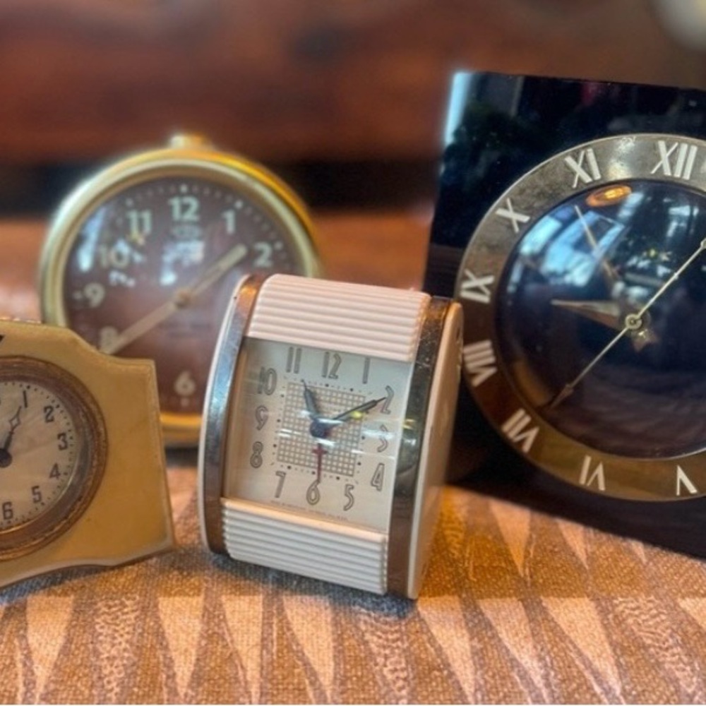 4 clocks Westclox, Telechron, -free shipping